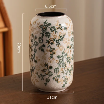 Green and brown floral qg20 (11*6.5*20cm)