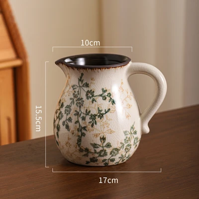 Green and brown floral jz-1 (17*10*15.5cm)