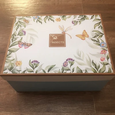 A pot of 2 cups and saucers gift box (empty box)