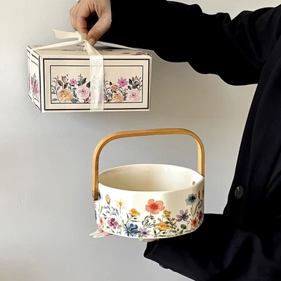 Sunflower basket—type b thickened handle