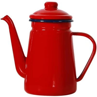 1.1l red coffee pot