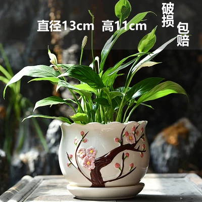 Single medium peach blossom