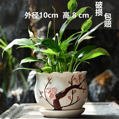 Single small size peach blossom