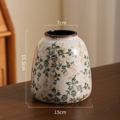 Green and brown floral dd15 (15*7*15.5cm)
