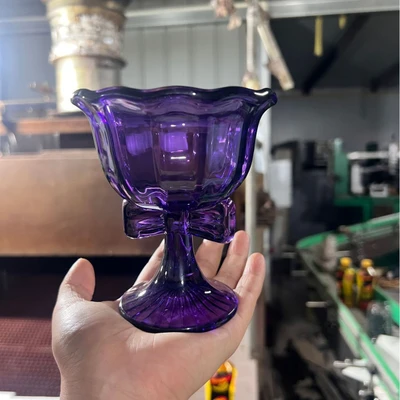 Purple butterfly cup