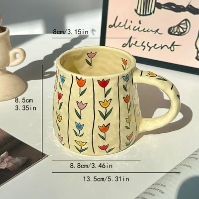 Stone pattern cup-tulip