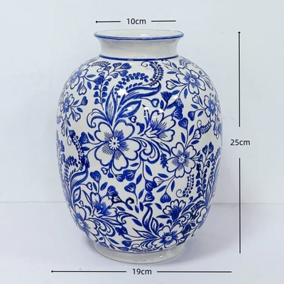Blue and white y25 (19*10*25cm)
