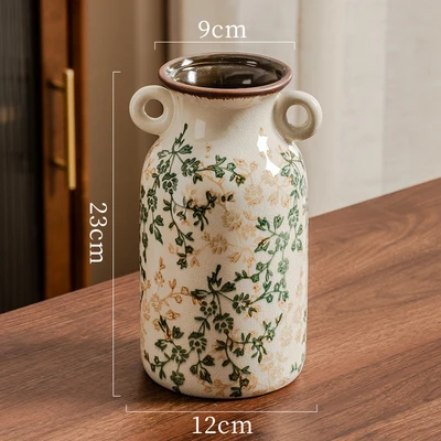 Green and brown floral rd23 (12*9*23cm)