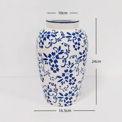Blue and white b24 (16.5*10*24cm)
