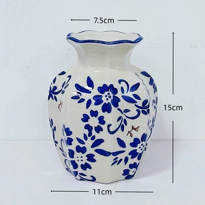 Blue and white b15 (11*7.5*15cm)