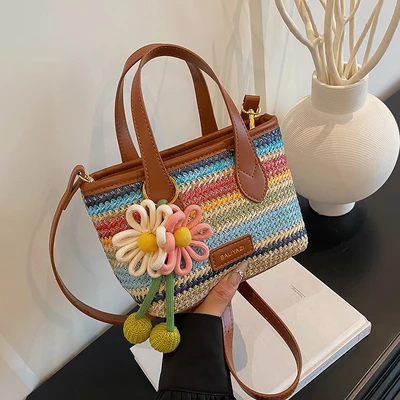 Brown strap charm