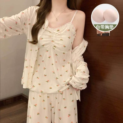 405 floral three-piece set