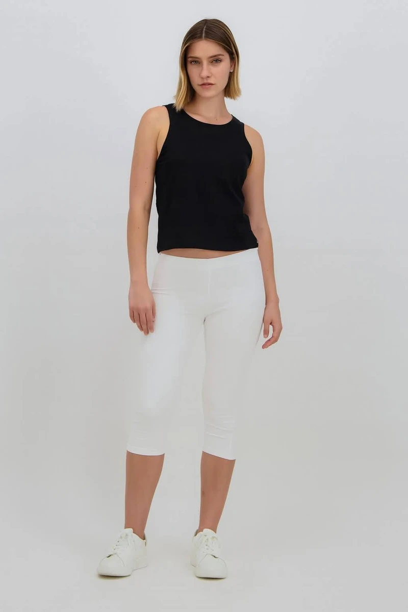 Women’s 3/4 Cotton Capri Leggings