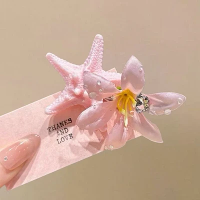 Pink starfish flowers