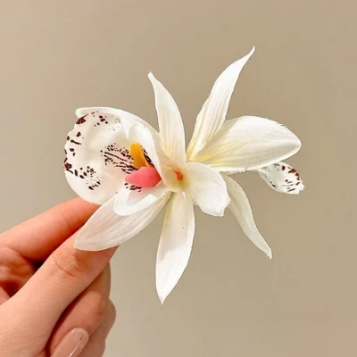 White cymbidium