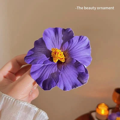 Purple hibiscus