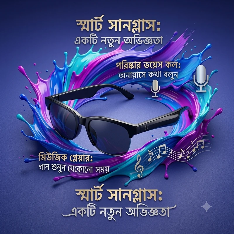 Smart Music & Calling Sunglass। XG88 Pro