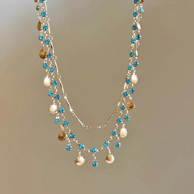 Double layer shell (necklace)