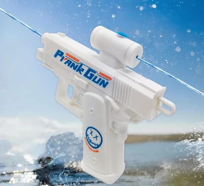 Tricky double-sided water gun [white] small size