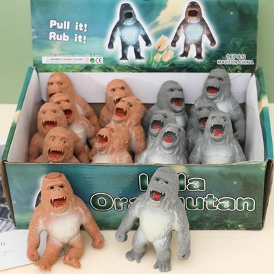 10cm roaring gorilla (mixed color)