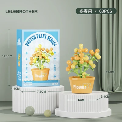 W1504-10 winter spring fruit 63pcs