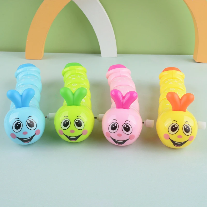 Internet Celebrity Wind-Up Caterpillar Children's Cartoon Educational Toys Cute Little Animal Activity Gifts Street Stall Wholesale
