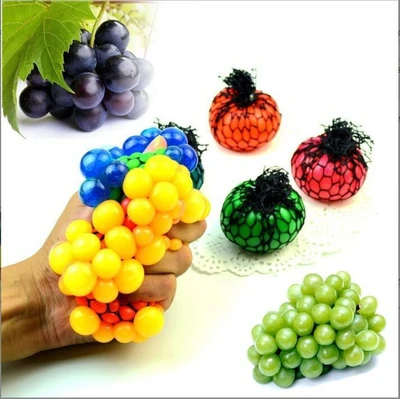 5.0 grape ball pinch fun (multi-color mixed hair)