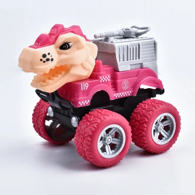 787-8-dinosaur fire red-fire truck (bag)