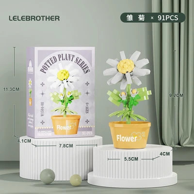 W1504-08 daisy 91pcs