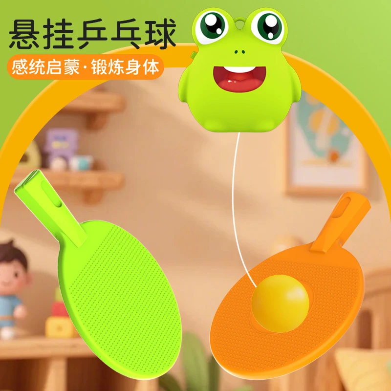 Door Hanging Ping Pong Toy Set for Kids Indoor Home Sports