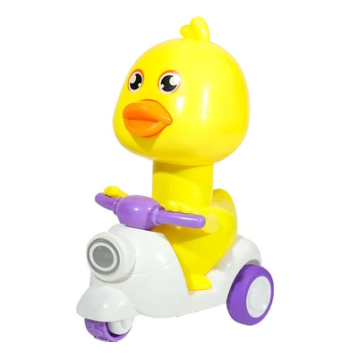 Press the little yellow duck-purple [bag]
