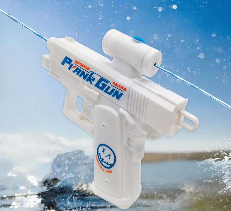 Tiktok Trending Prank Double-Sided Water Gun, Reverse Water Gun, He Chen Guang Water Gun with Leftward Spray Trajectory, Back-Spraying Attack