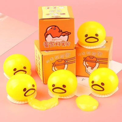 Vomiting egg yolk