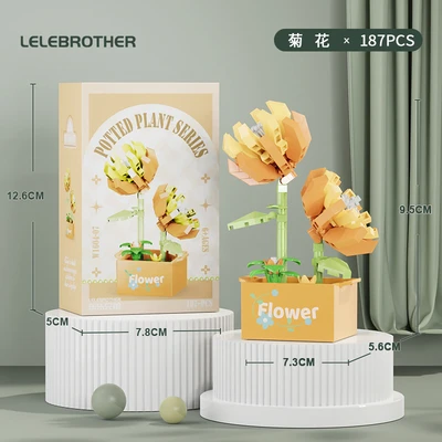 W1604-07 chrysanthemum 187pcs