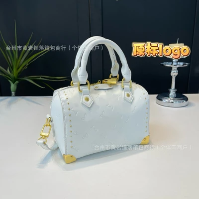 White embossed
