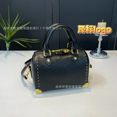 Black embossed