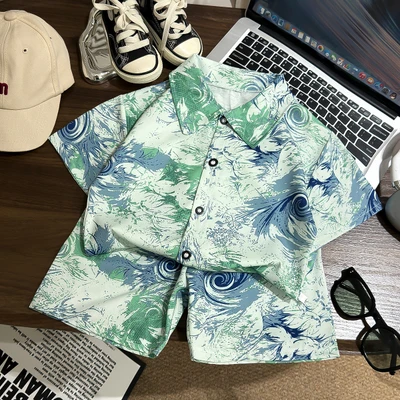 2403 shirt suit green whirlwind
