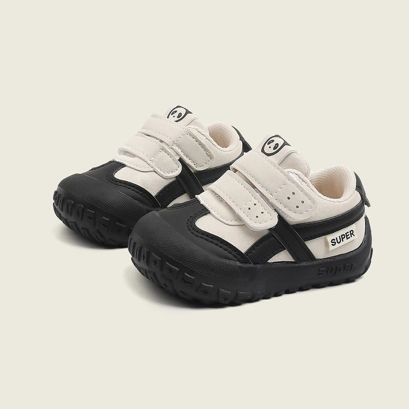 Toddler Sports Shoes with Double Velcro Straps & Soft Soles