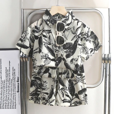 2403 shirt suit coconut tree