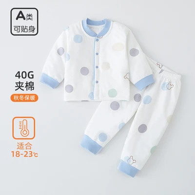 Blue polka dots