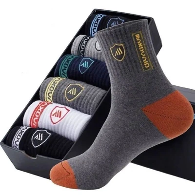 Men's mid-calf shield sports socks