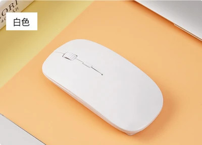 Ivory white/wireless 2.4g+battery version [silent button]