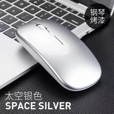 Space silver/2.4g wireless version [silent button + rechargeable]