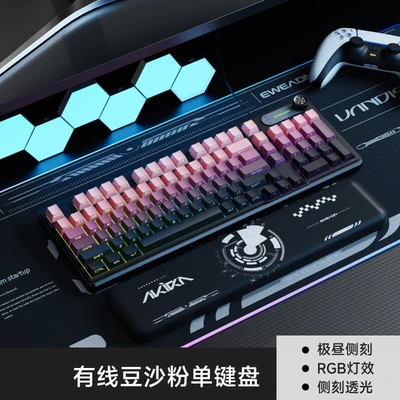 Bean paste side engraved 99 keys wired