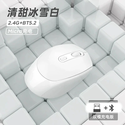 Charging 2.4g+bluetooth-ivory white