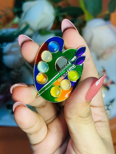 Artist Palette Brooch