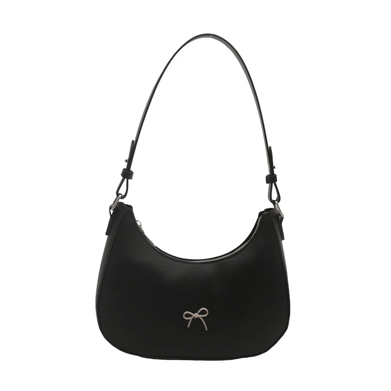 Textured French Shoulder Bag