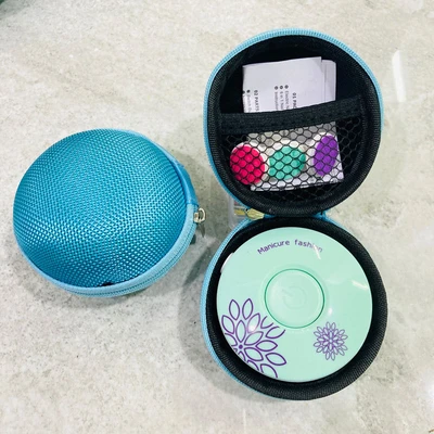 Mint Green [Children's 3 Grinding Head] Pure English Version-Storage Bag