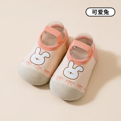Graffiti floor shoes-cute rabbit