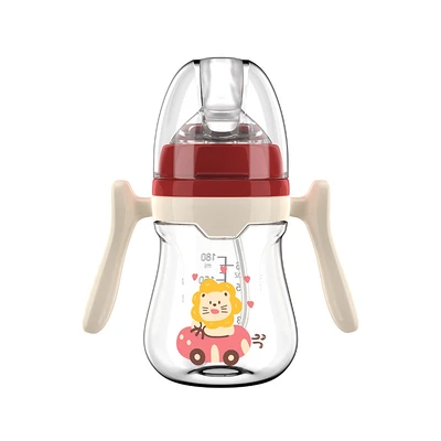 180ml with straw-red